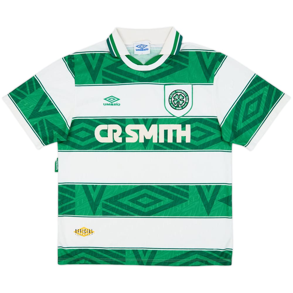 1993-95 Celtic Home Shirt - 9/10 - (L)