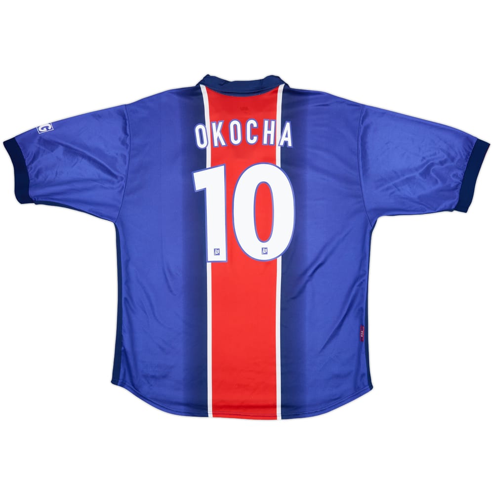 1998-99 Paris Saint-Germain Home Shirt Okocha #10 - 9/10 - (XXL)