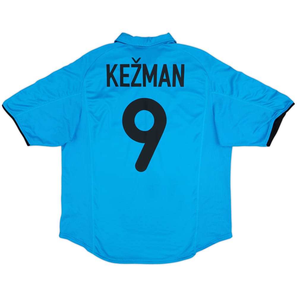 2001-02 PSV Away Shirt Kezman #9 - 8/10 - (L)