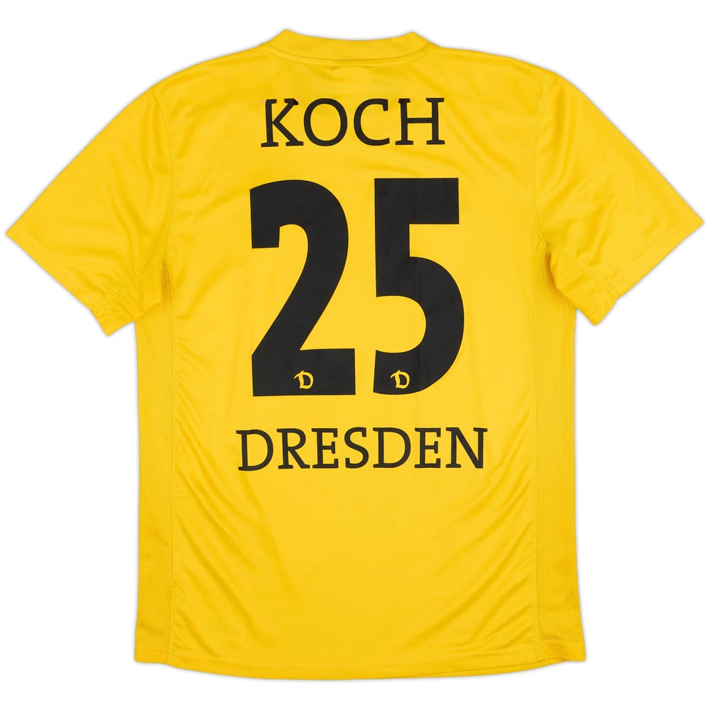 2012-13 Dynamo Dresden Home Shirt Koch #25 - 5/10 - (M)