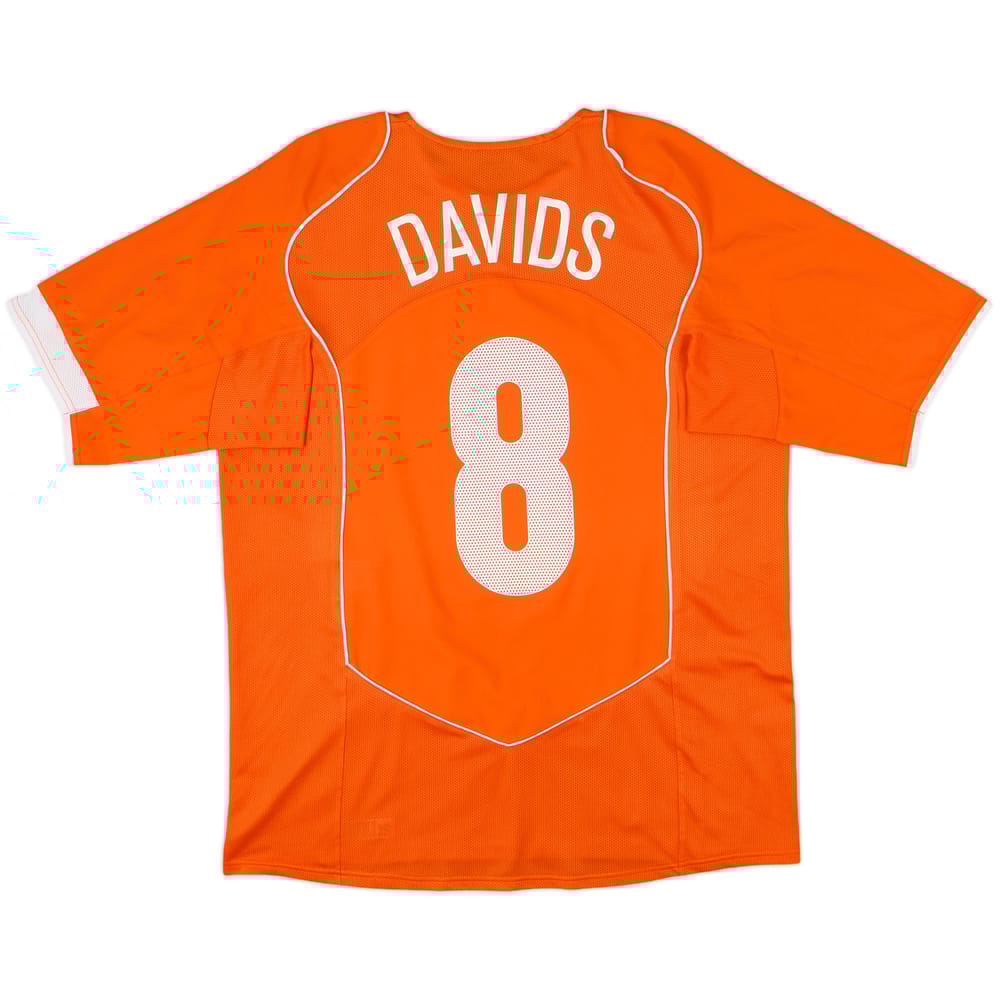 2004-06 Netherlands Home Shirt Davids #8 - 10/10 - (L)