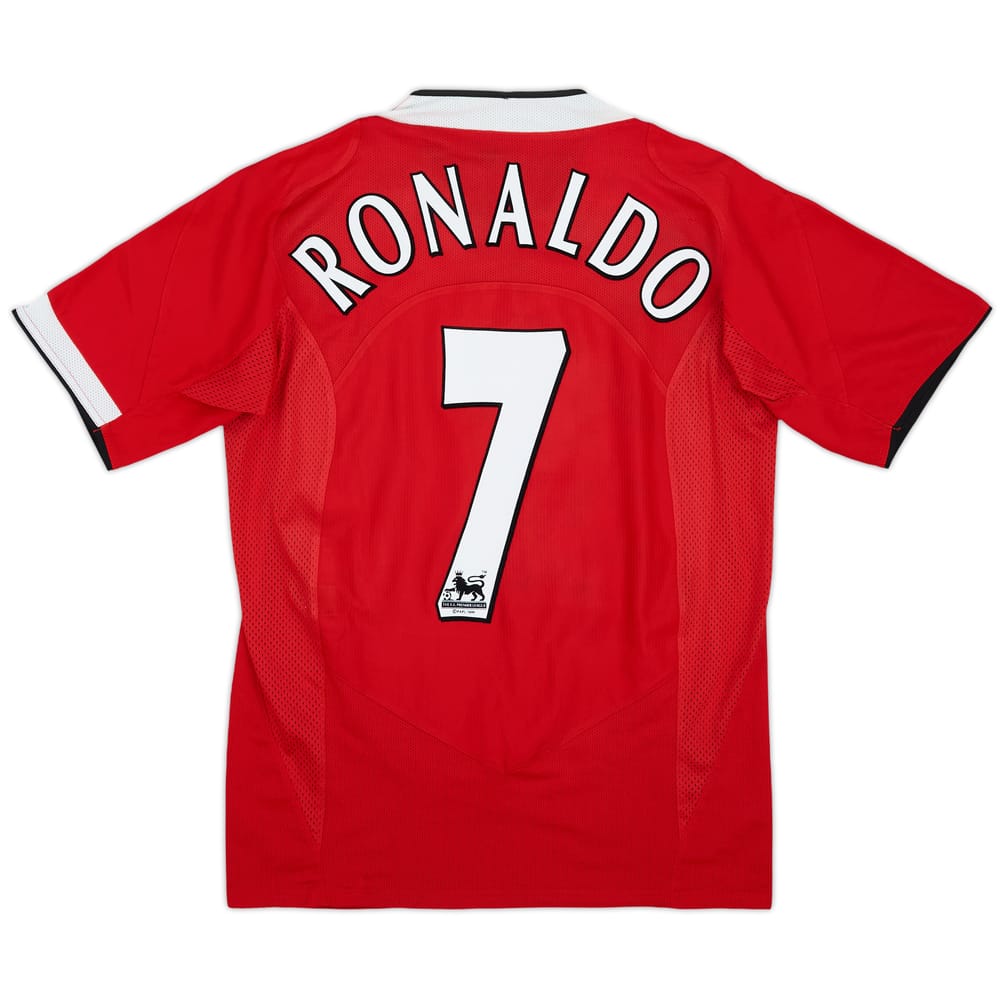 2004-06 Manchester United Home Shirt Ronaldo #7 - 8/10 - (S)