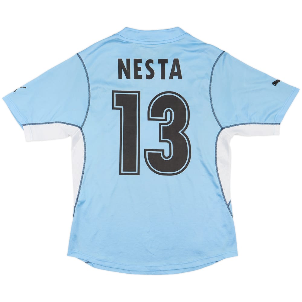 2001-02 Lazio Home Shirt Nesta #13 - 8/10 - (M)
