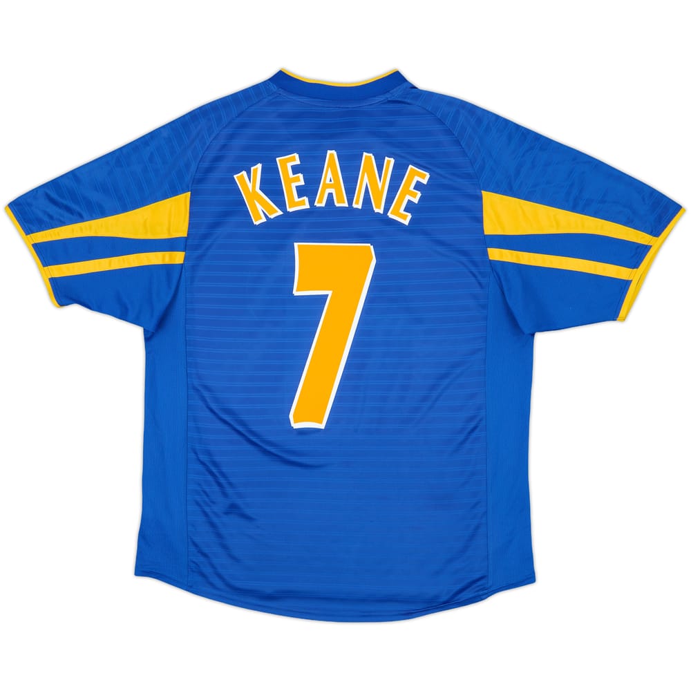 2001-03 Leeds United Away Shirt Keane #7 - 8/10 - (L)