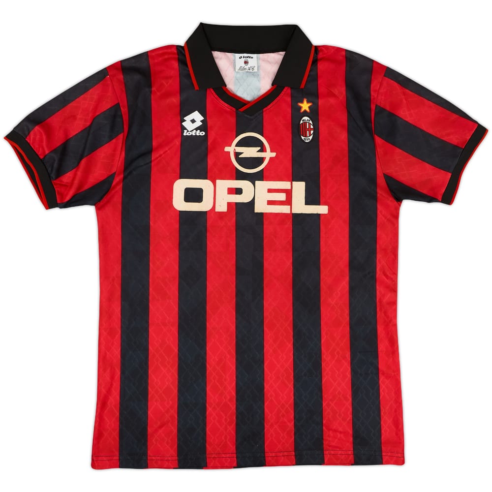 1996-97 AC Milan Home Shirt - 5/10 - (L)