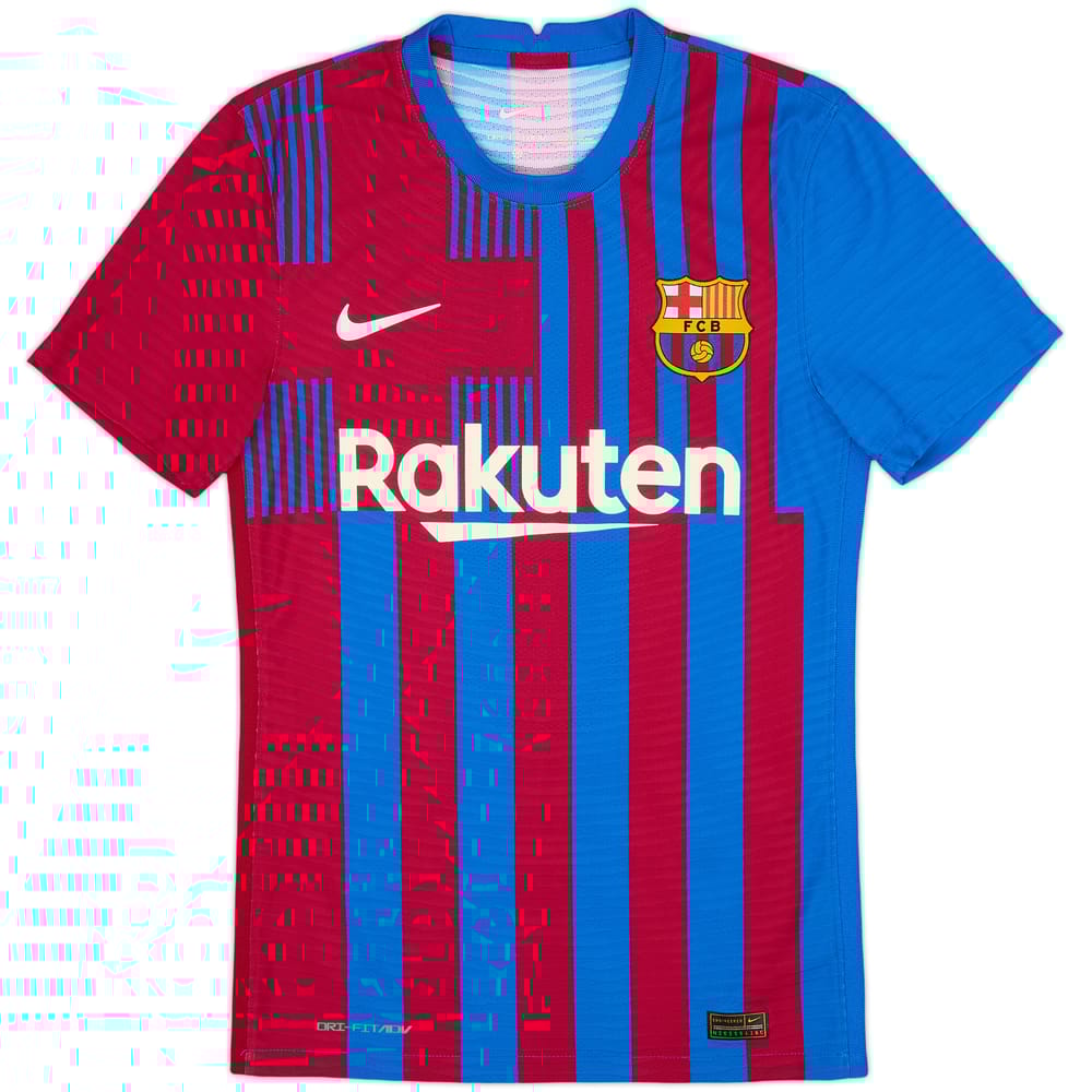 2021-22 Barcelona Authentic Home Shirt - 9/10 - (XS)