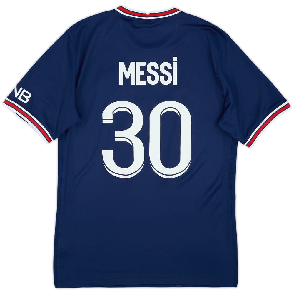 2021-22 Paris Saint-Germain Home Shirt Messi #30 - 9/10 - (S)