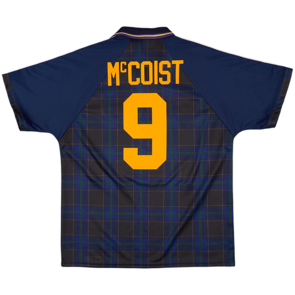 1994-96 Scotland Home Shirt McCoist #9 - 8/10 - (XL)