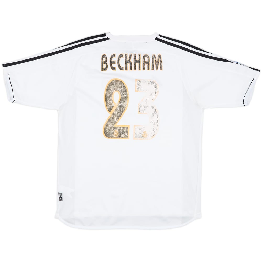 2003-04 Real Madrid Home Shirt Beckham #23 - 4/10 - (M)