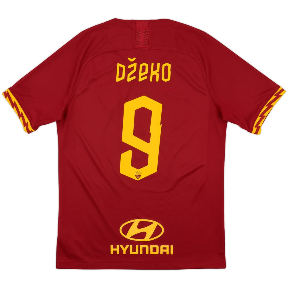 2019-20 Roma Home Shirt Dzeko #9 - 8/10 - (M)