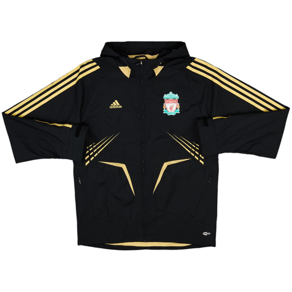 2008-09 Liverpool adidas Hooded Rain Jacket - 8/10 - (M)