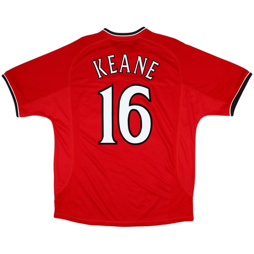 2000-02 Manchester United Home Shirt Keane #16 - 10/10 - (XL)
