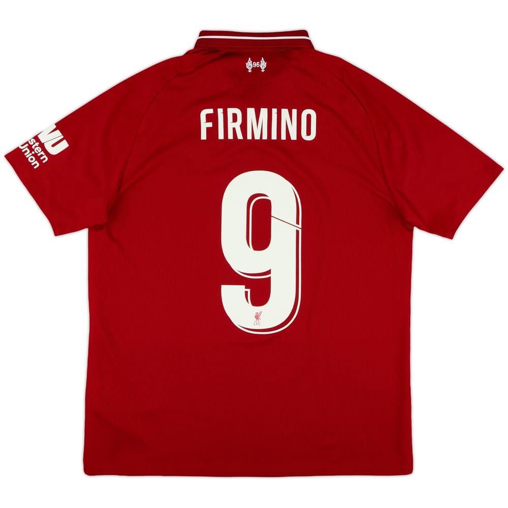 2018-19 Liverpool Home Shirt Firmino #9 - 8/10 - (M)