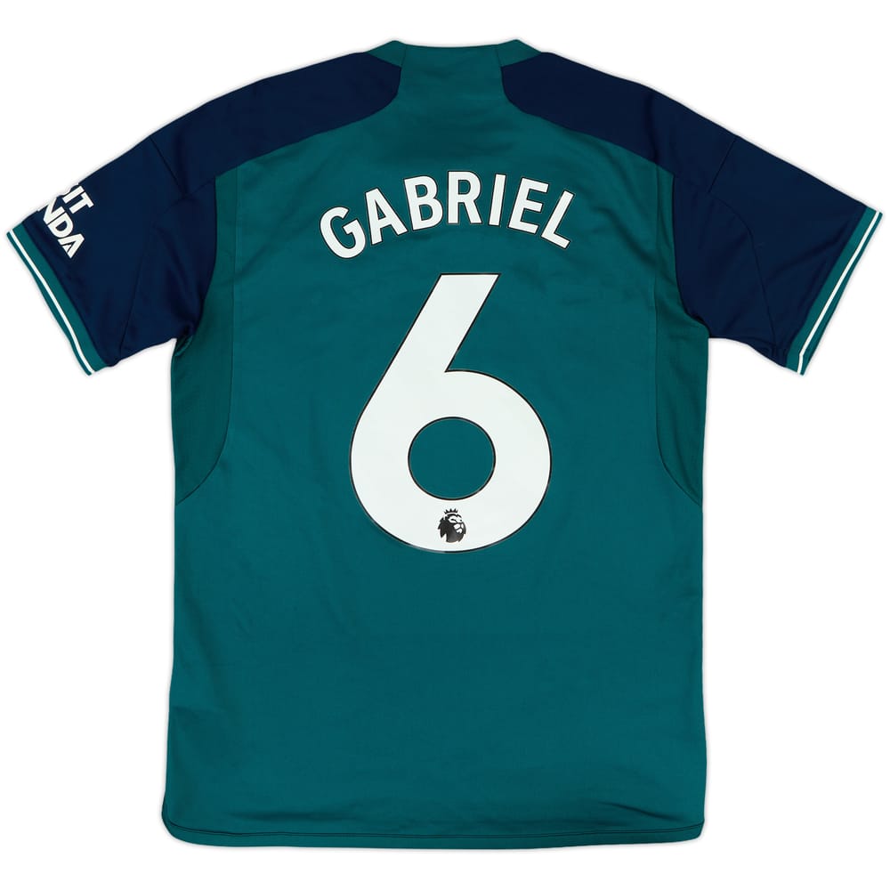 2023-24 Arsenal Third Shirt Gabriel #6 - 10/10 - (S)