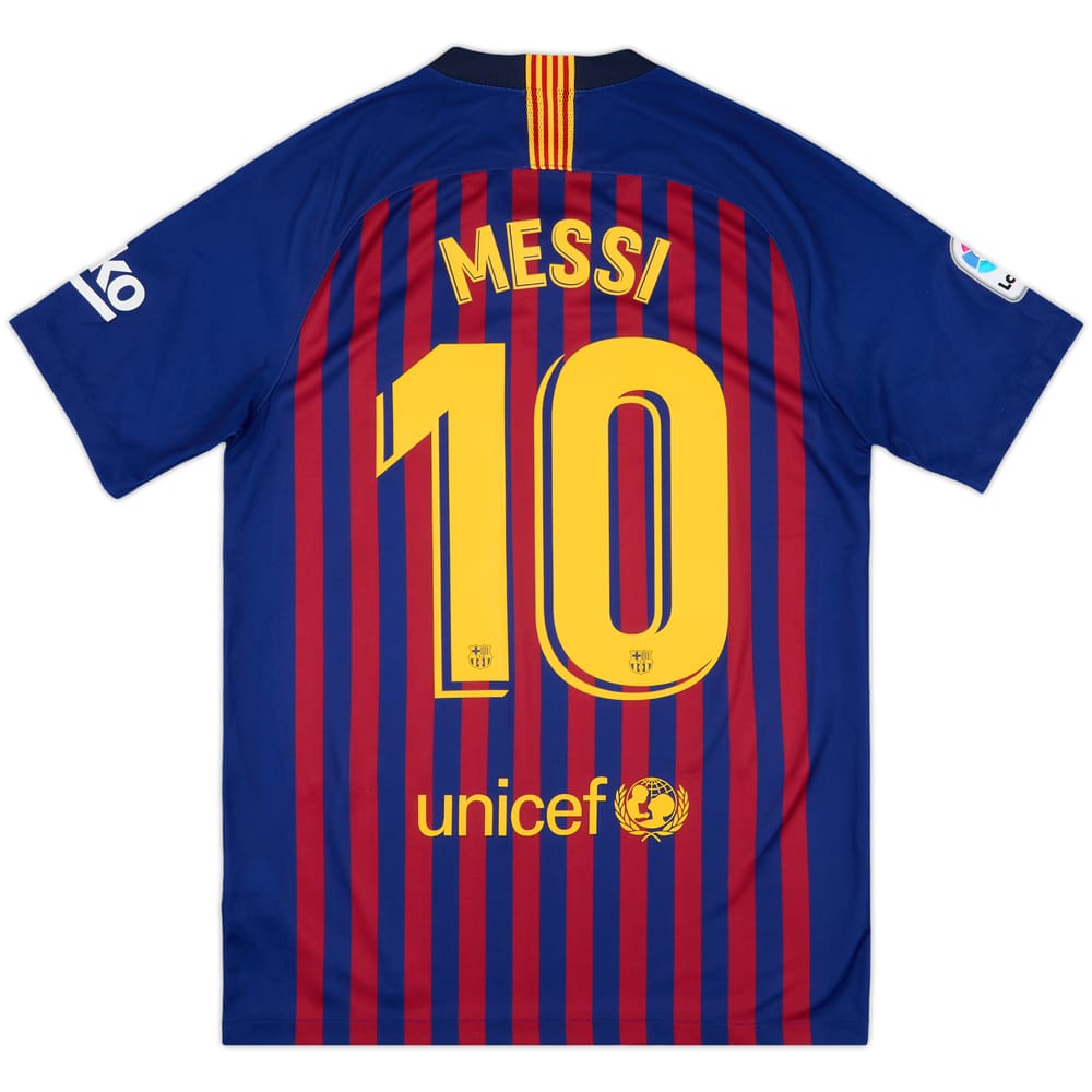 2018-19 Barcelona Home Shirt Messi #10 - 10/10 - (S)