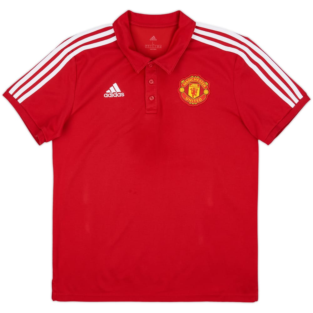 2020-21 Manchester United adidas Polo Shirt - 9/10 - (L)