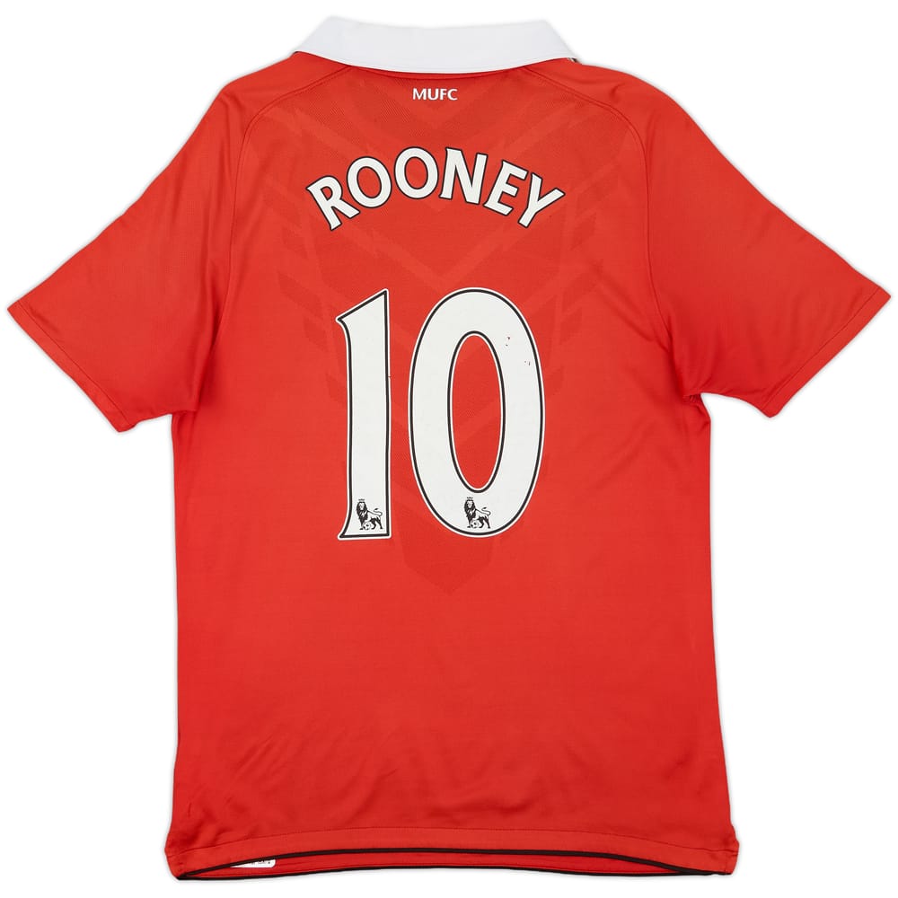 2010-11 Manchester United Home Shirt Rooney #10 - 6/10 - (M)