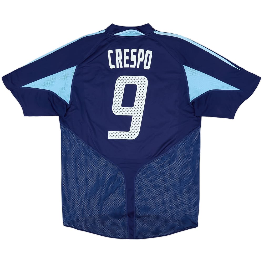 2004-05 Argentina Camiseta Visitante Crespo #9 - 8/10 - (XL)