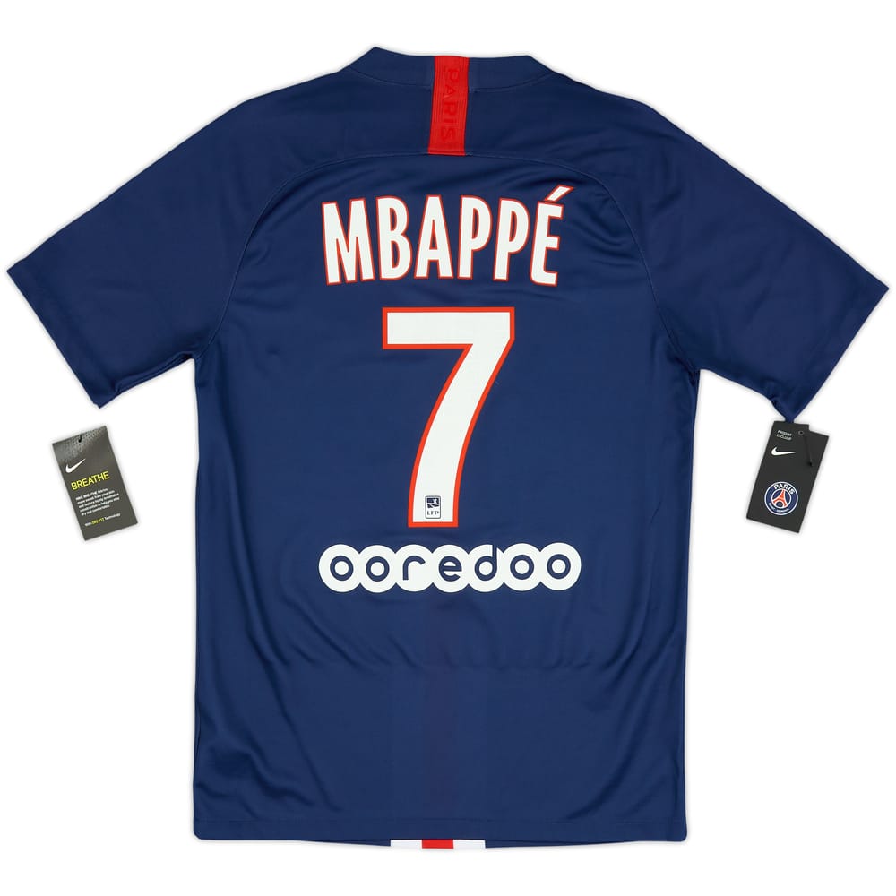 2019-20 Paris Saint-Germain Home Shirt Mbappe #7 (S)