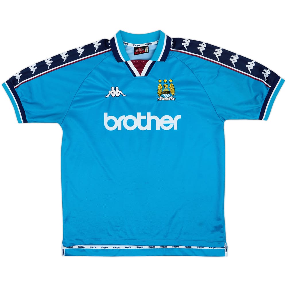 1997-99 Manchester City Home Shirt - 8/10 - (XL)
