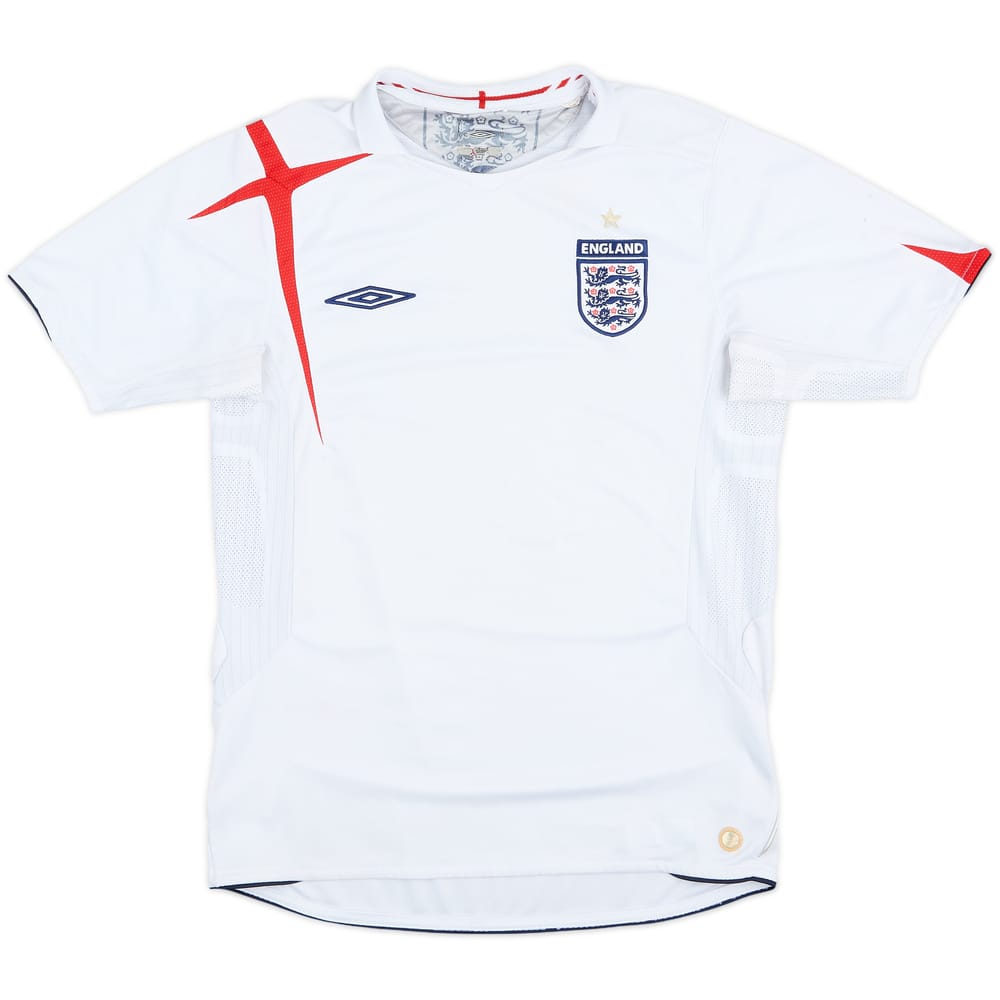 2005-07 England Home Shirt - 5/10 - (S)