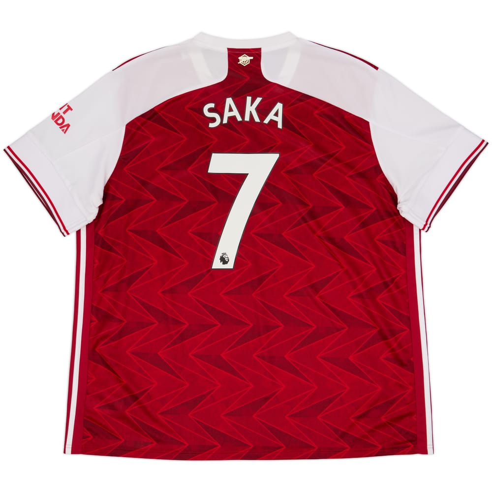 2020-21 Arsenal Home Shirt Saka #7 - 8/10 - (3XL)