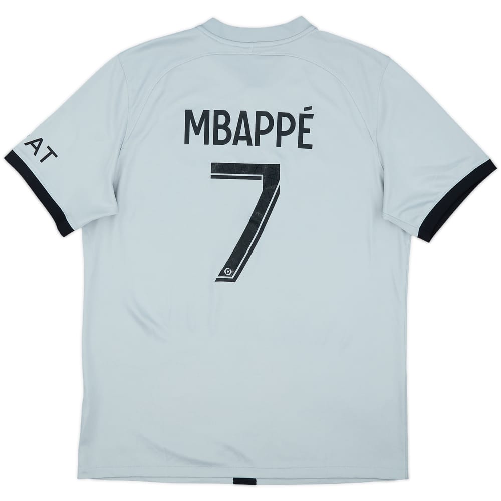 2022-23 Paris Saint-Germain Away Shirt Mbappe #7 - 8/10 - (L)