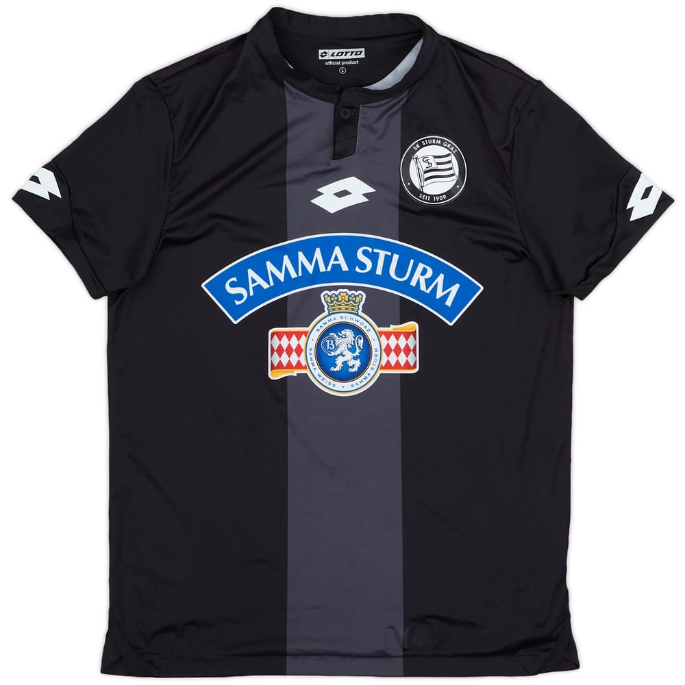 2018-19 Sturm Graz Home Shirt - 10/10 - (L.Boys)