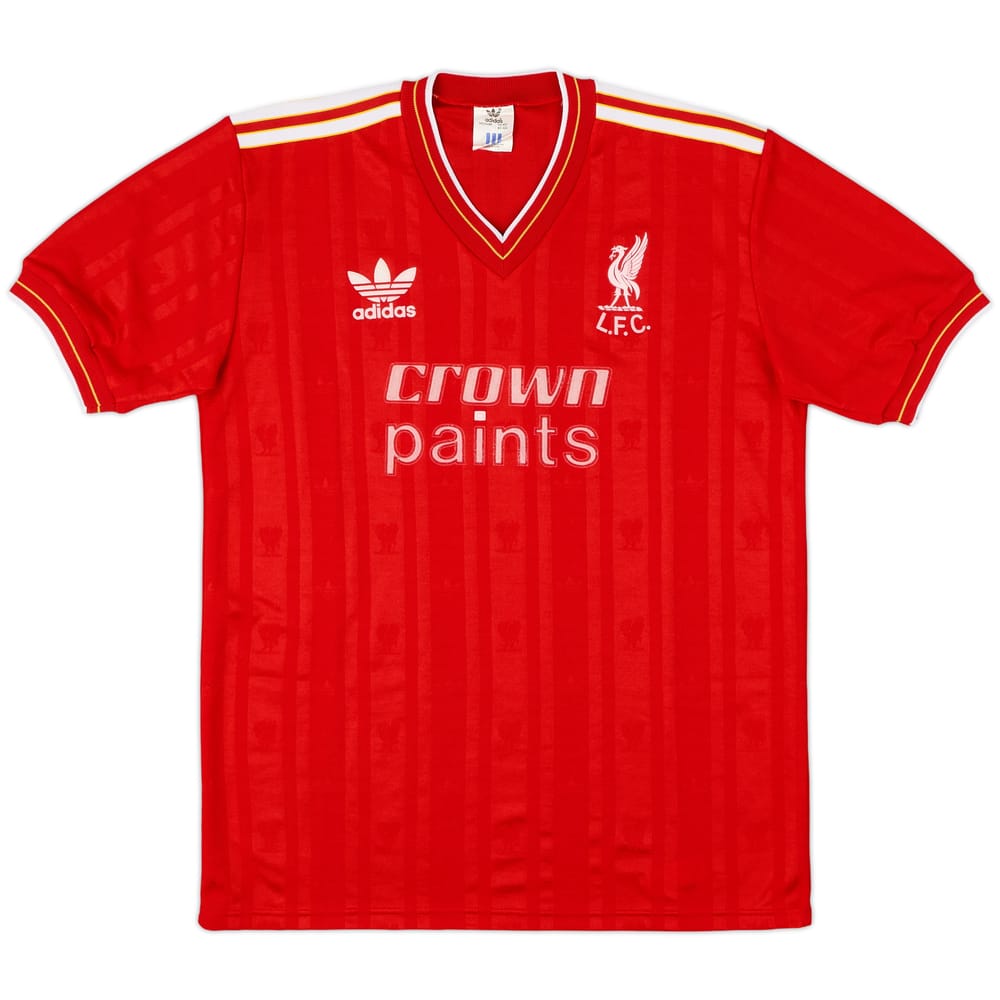 1985-87 Liverpool Home Shirt - 8/10 - (M)