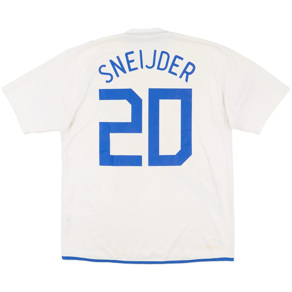 2006-08 Netherlands Away Shirt Sneijder #20 - 6/10 - (L)