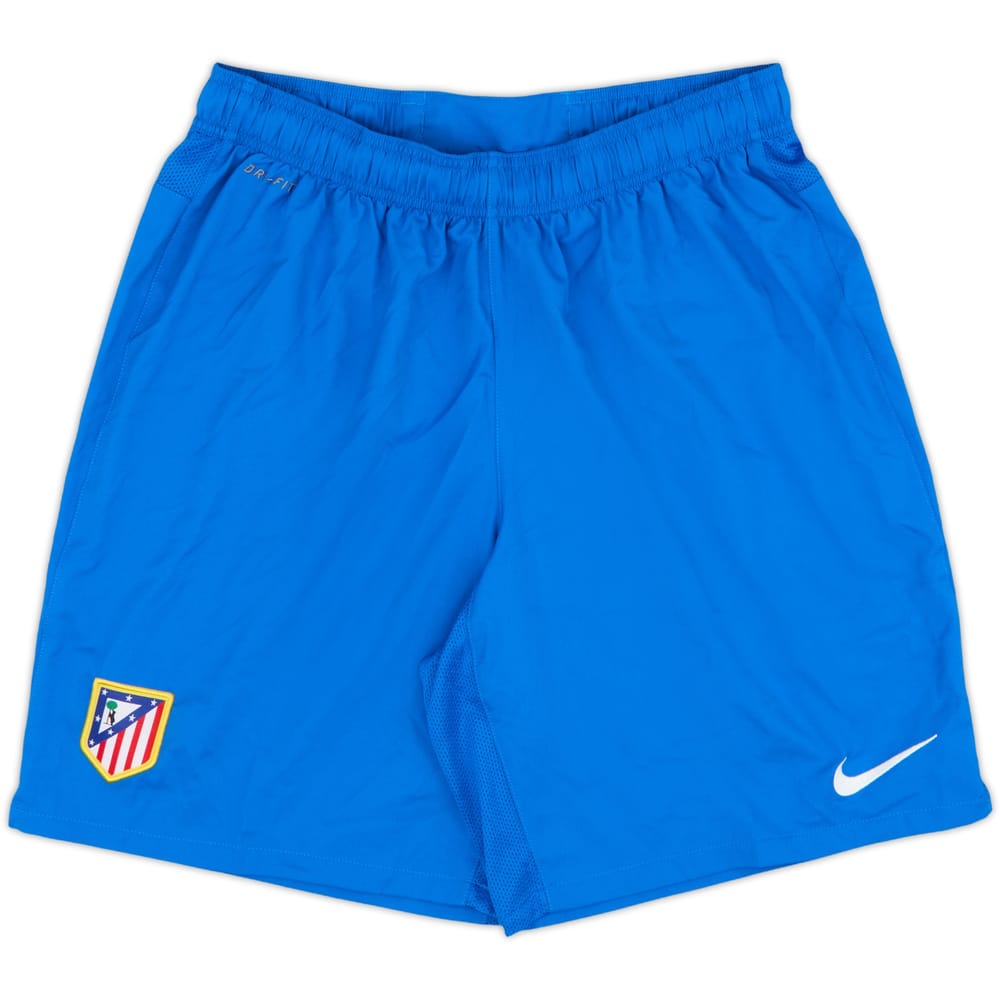 2010-11 Atletico Madrid Home Shorts - 8/10 - (XL)