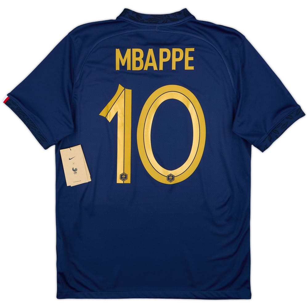 2022-23 France Home Shirt Mbappe #10 (M)