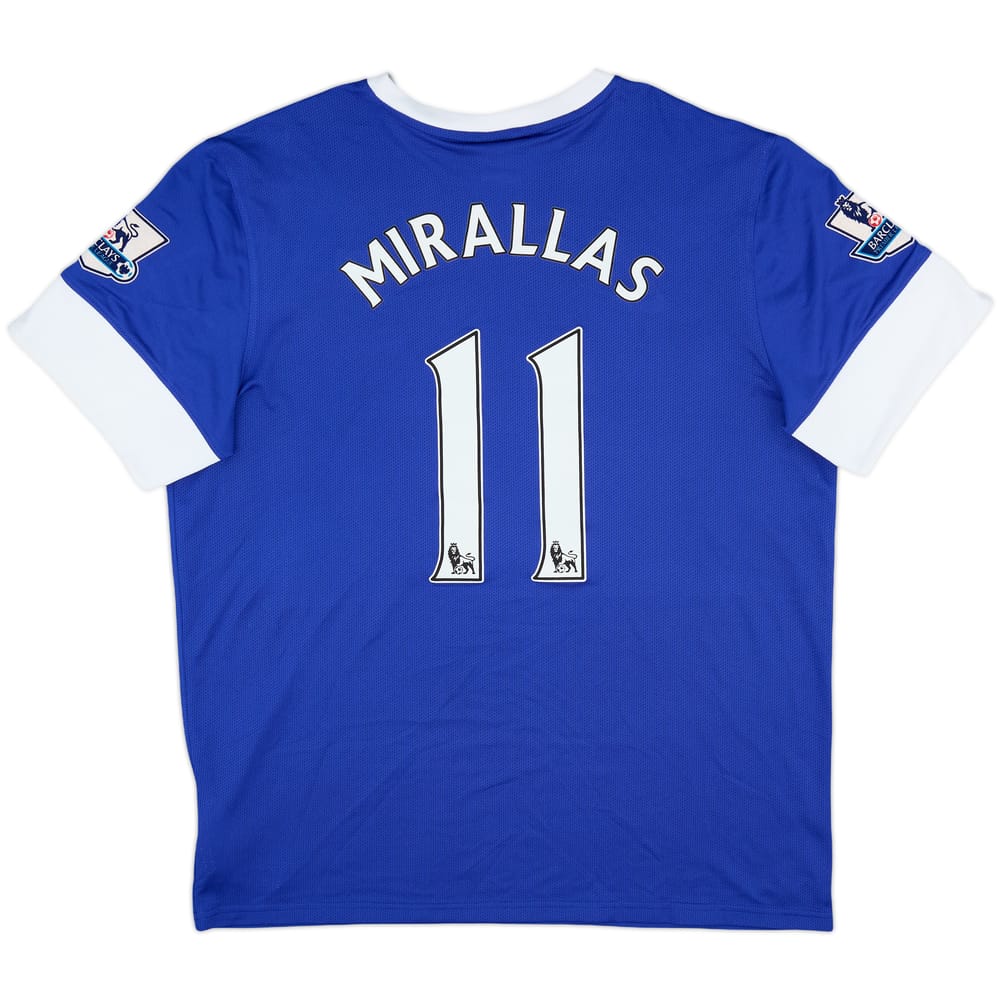 2012-13 Everton Home Shirt Mirallas #11 - 7/10 - (XL)