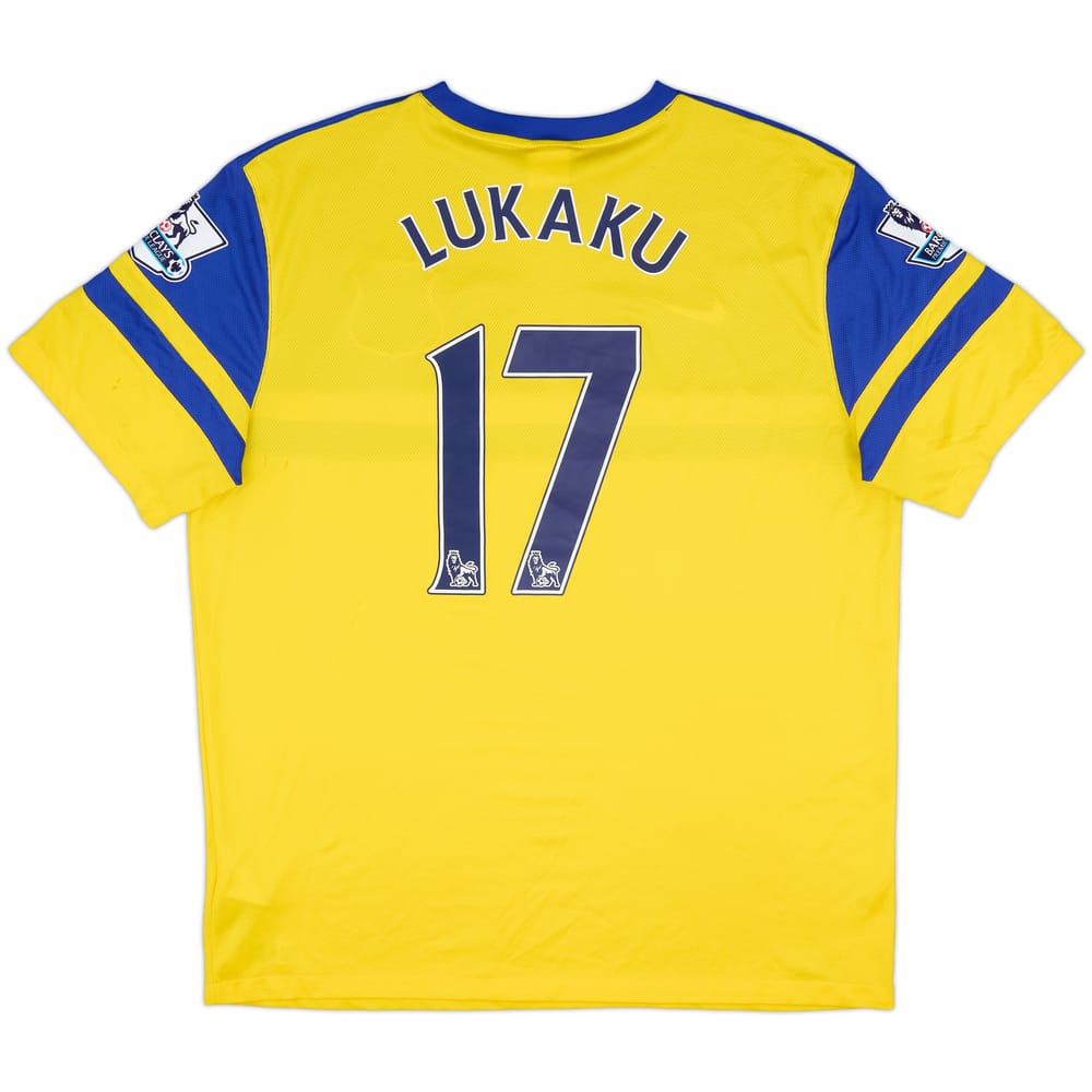 2013-14 Everton Away Shirt Lukaku #17 - 7/10 - (XL)
