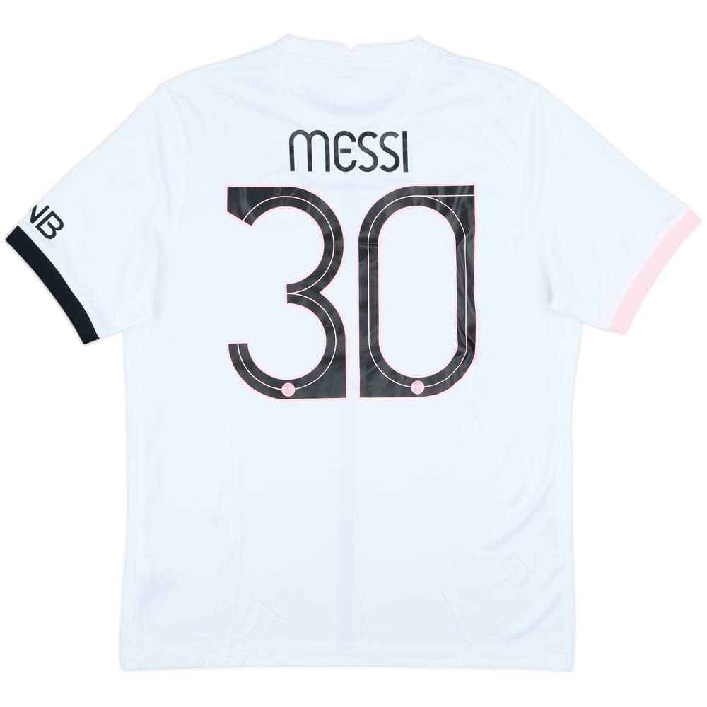 2021-22 Paris Saint-Germain Away Shirt Messi #30 - 8/10 - (L)