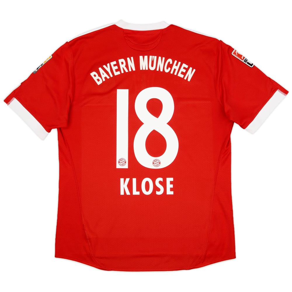 2009-10 Bayern Munich Home Shirt Klose #18 - 5/10 - (L)