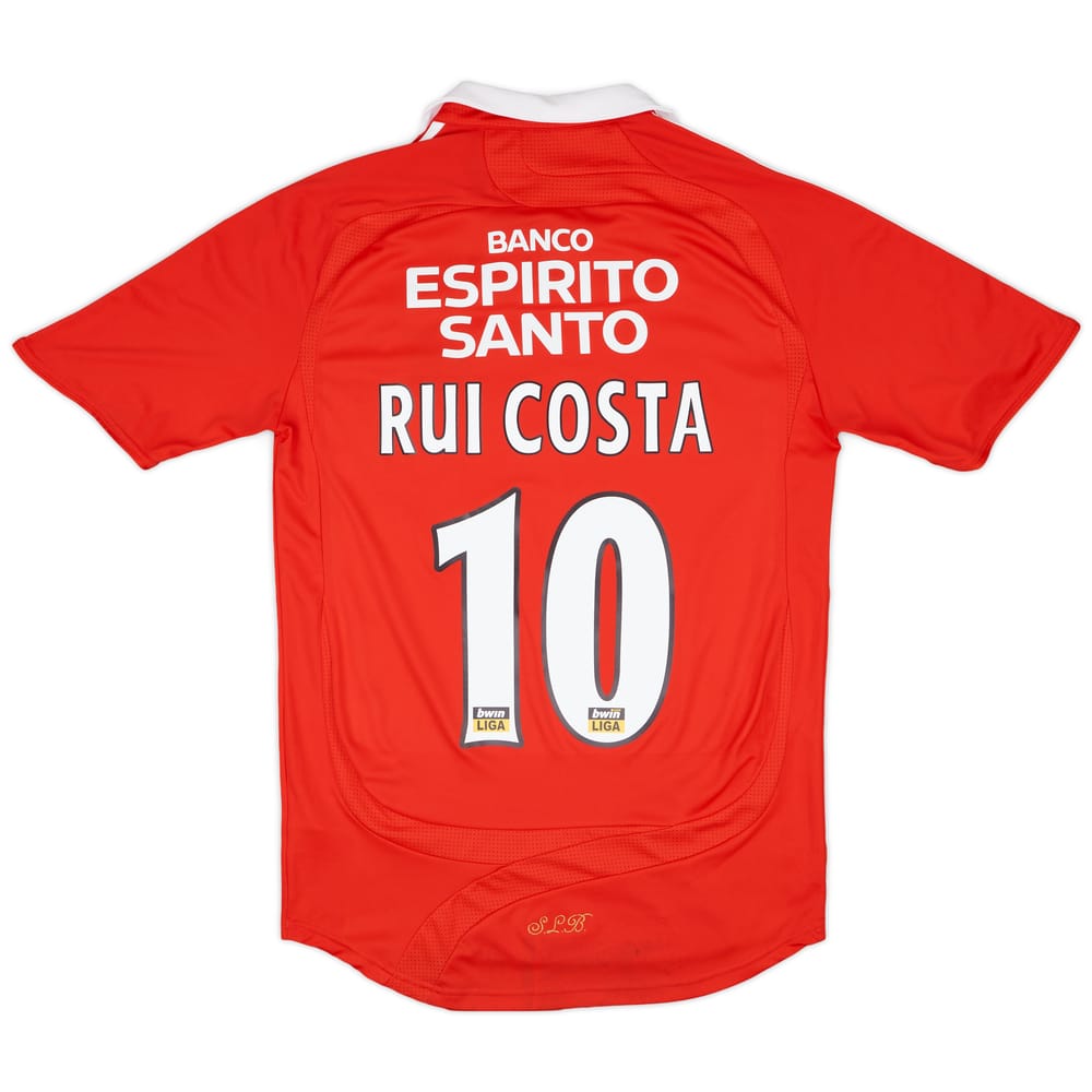 2007-08 Benfica Home Shirt Rui Costa #10 - 8/10 - (S)