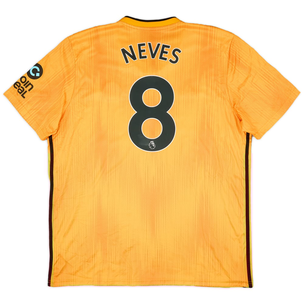 2019-20 Wolves Home Shirt Neves #8 - 9/10 - (XXL)