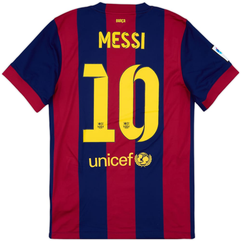2014-15 Barcelona Home Shirt Messi #10 - 8/10 - (S)