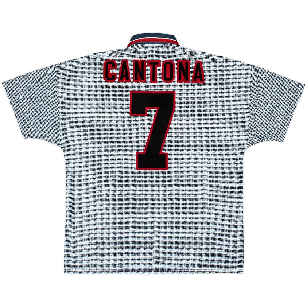 1995-96 Manchester United Away Shirt Cantona #7 - 9/10 - (XL)