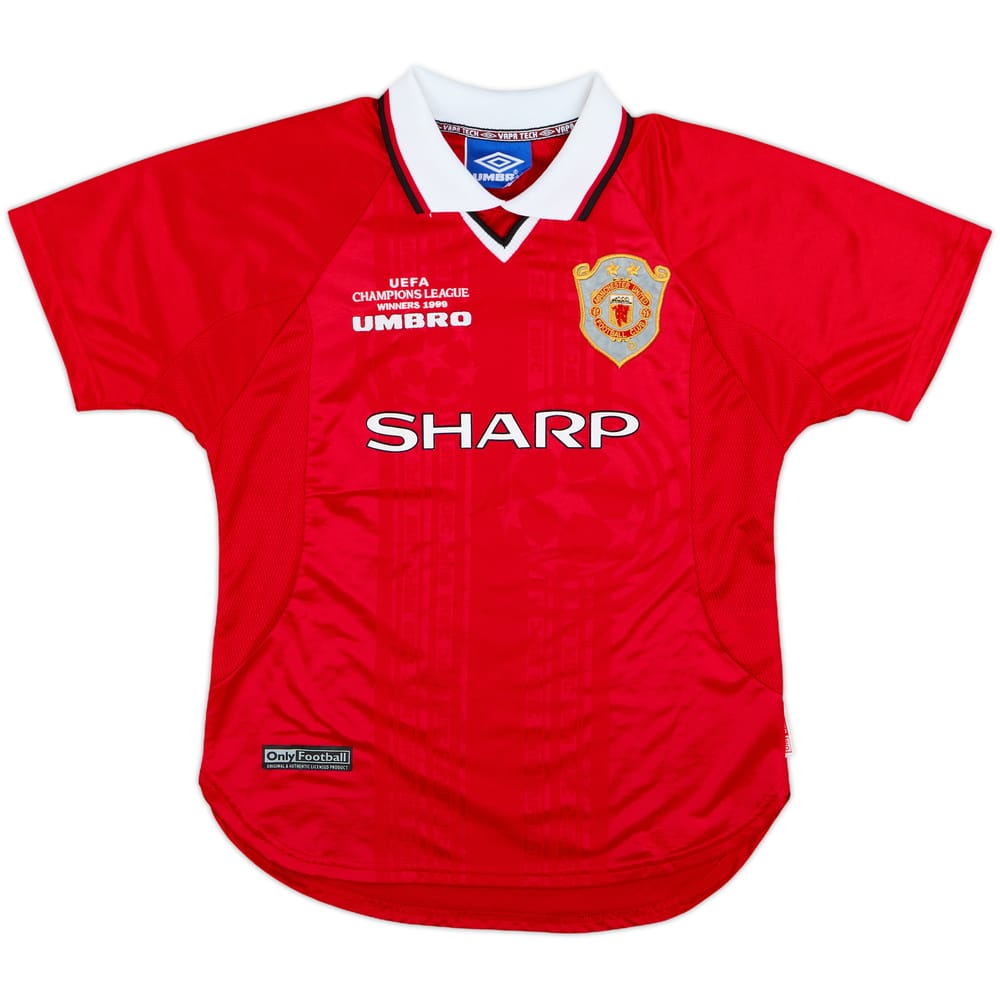 1999-00 Manchester United 'CL Winners' Shirt - 8/10 - (M.Boys)