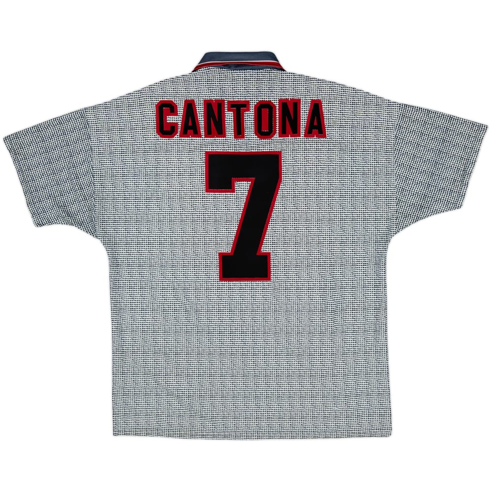 1995-96 Manchester United Away Shirt Cantona #7 - 6/10 - (XL)