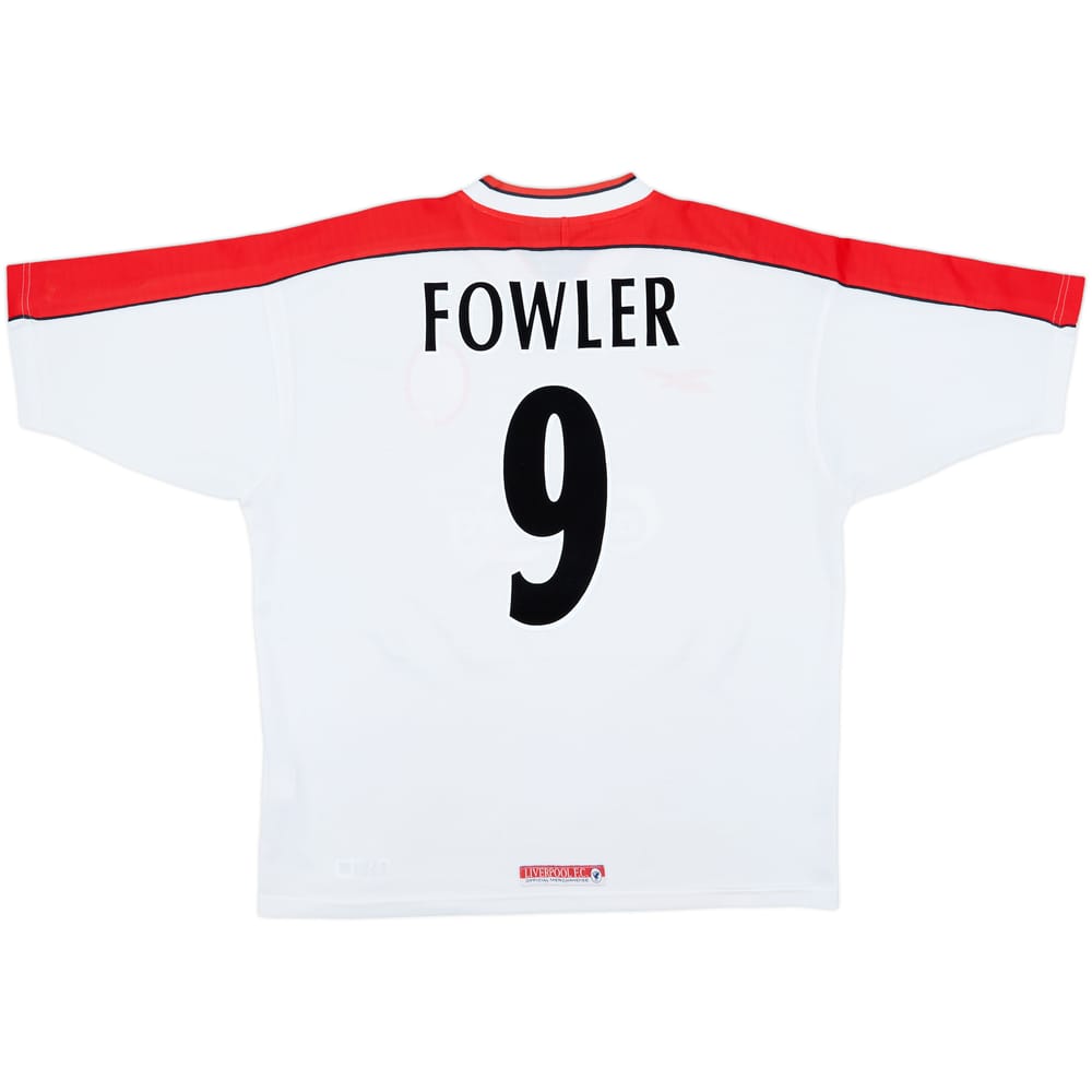 1998-99 Liverpool Away Shirt Fowler #9 - 7/10 - (L)
