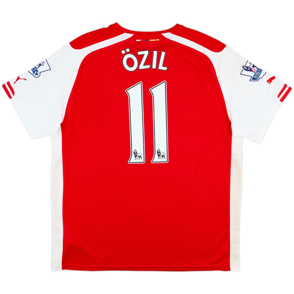2014-15 Arsenal Home Shirt Ozil #11 - 5/10 - (XL)