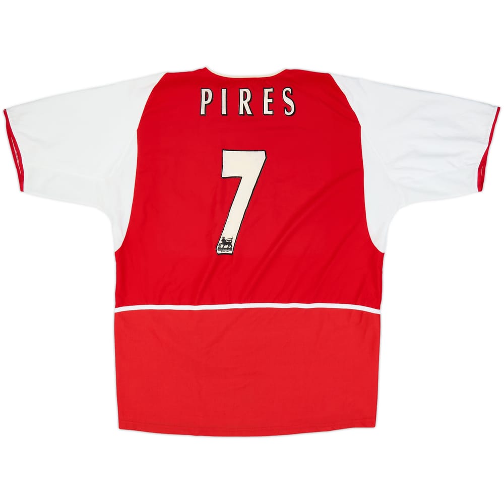 2002-04 Arsenal Home Shirt Pires #7 - 6/10 - (XXL)