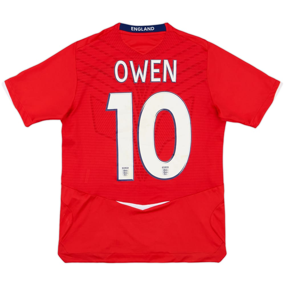 2008-10 England Away Shirt Owen #10 - 6/10 - (XL.Boys)