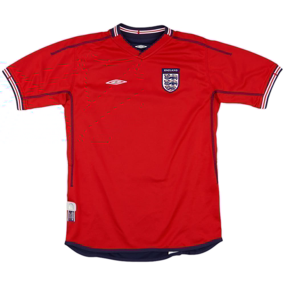 2002-04 England Away Shirt - 10/10 - (L.Boys)
