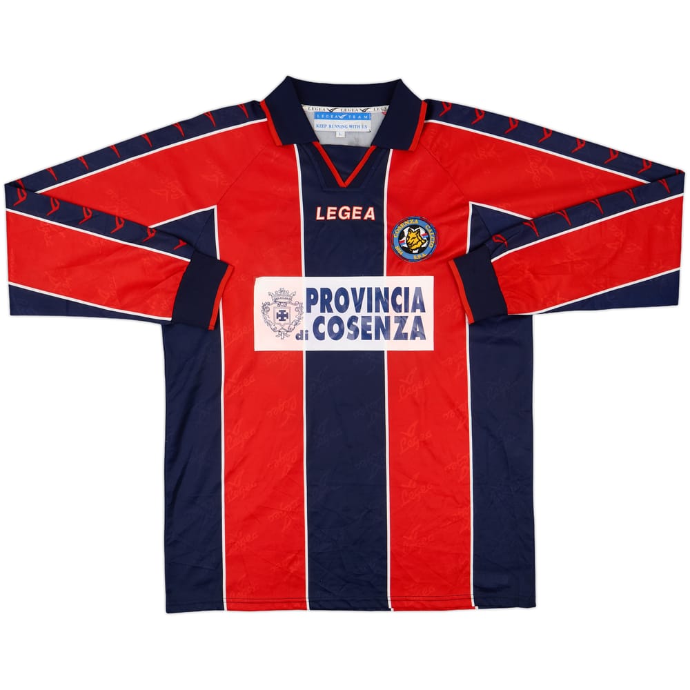 2000-02 Cosenza Home L/S Shirt - 8/10 - (L)