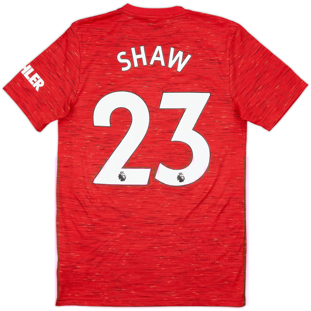 2020-21 Manchester United Home Shirt Shaw #23 - 7/10 - (S)