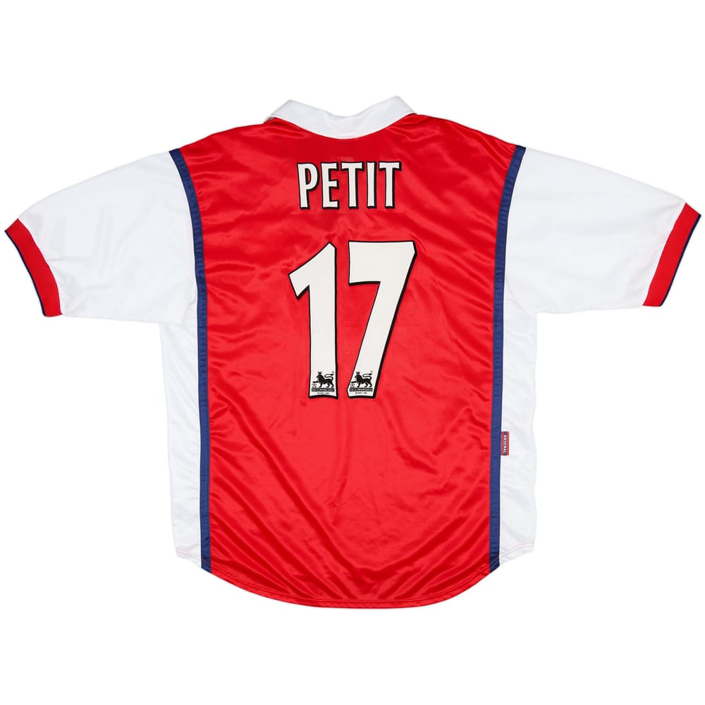 1998-99 Arsenal Home Shirt Petit #17 - 8/10 - (L)
